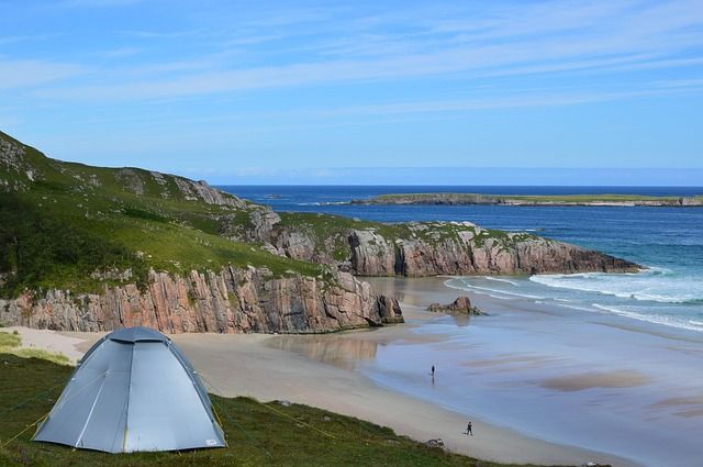 sul Mare e sul Lago Ultraleggera thematys Tenda da Spiaggia Pop Up Impermeabile Robusta Tenda da Spiaggia Perfettamente Adatta Come Protezione Solare sulla Spiaggia 